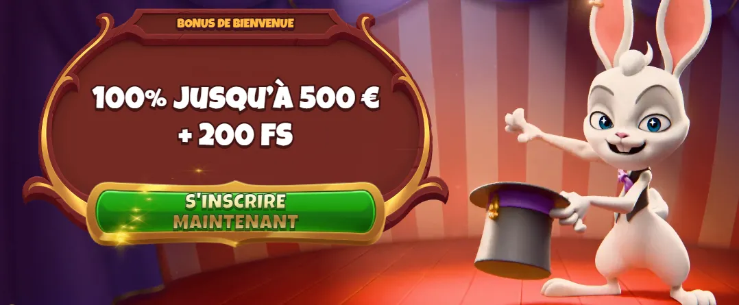 Bannière du Magius Casino présentant les offres et bonus exclusifs